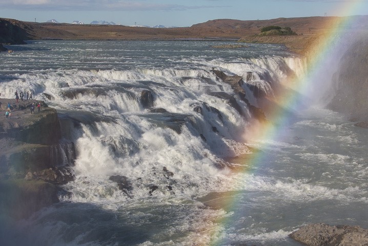 Landschaft Gullfoss